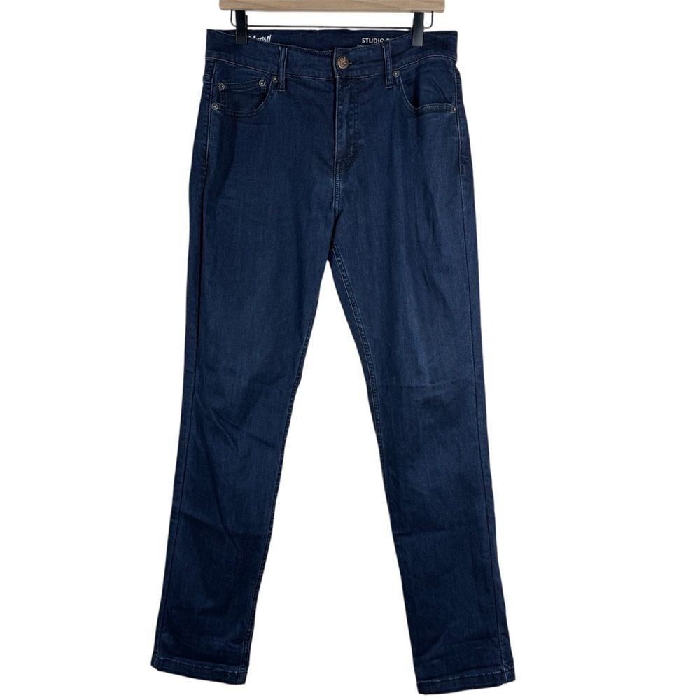 Mugsy Jeans Studio Blues Dark Wash Jeans Stretch Men’s Size 32x32 FLX5NSB